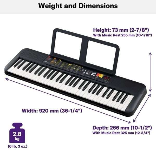 Yamaha Psr-F52 Musical Keyboard - Image 4